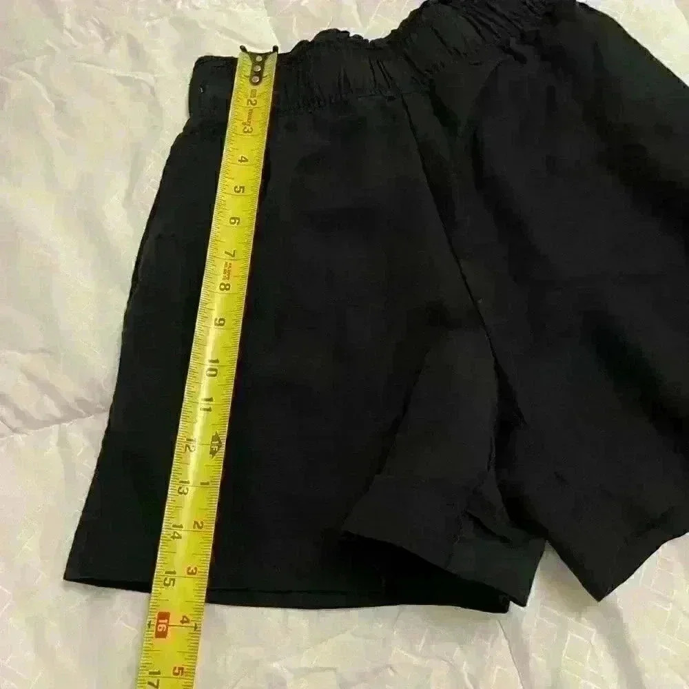 H&M+ Wide-cut Linen-blend Shorts - Picture 5 of 7